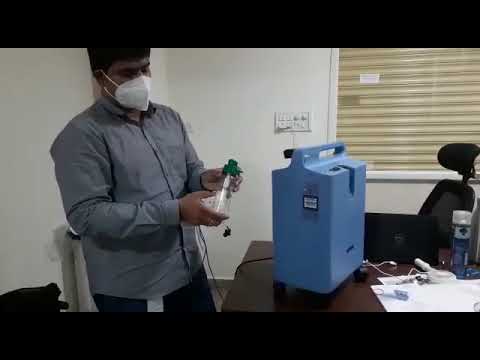 How to use Philip's everflo oxygen concentrator 5 litres