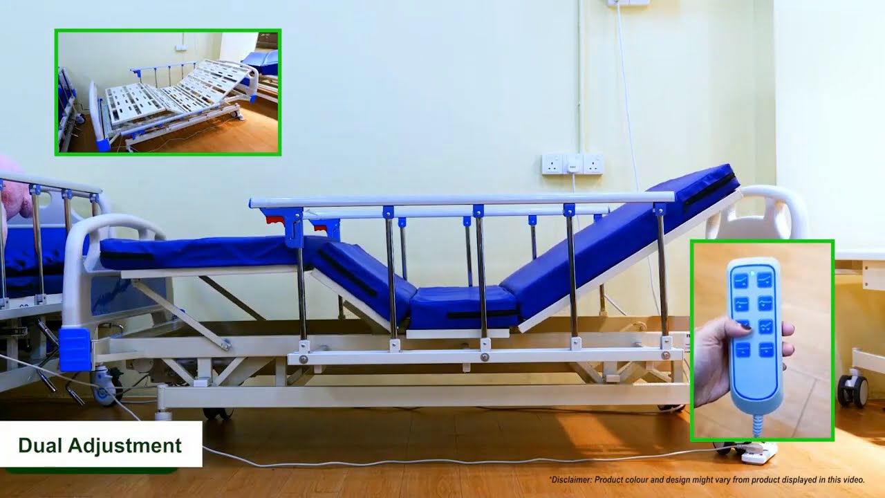 How to use 3 Function Electric Hospital bed of Prime Healers. Patient Bed to use at home.