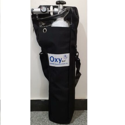 Aluminium oxygen cylider with bag