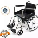 Wheelchair with commode