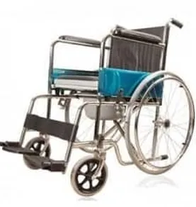 Foldable Wheelchair-With Commode