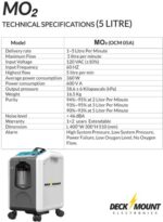 Deck Mount Oxygen Concentrator Specification