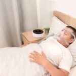 person with ResPro cpap