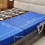 motorised recliner bed width