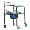 commode chair with wheels