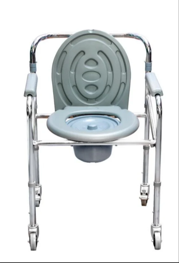 Sliver-Foldable-Commode-Chair