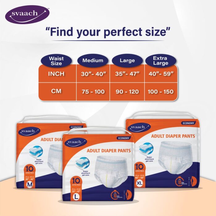 Svaach Adult Diaper pant all sizes=