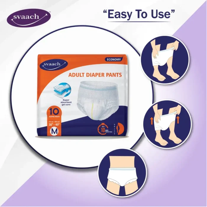 Svaach Adult Diaper pant usage