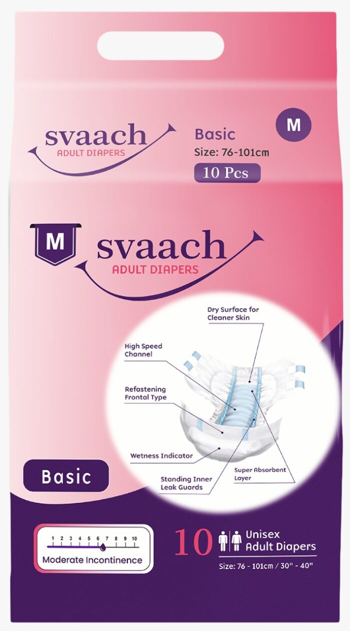 Svaach sticker type diaper M size