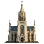 pngtree majestic gothic church design with spires and intricate architecture for historical png image 16243667 1 removebg preview