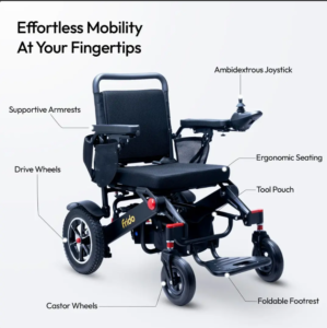 features of frido prime electric wheelchair