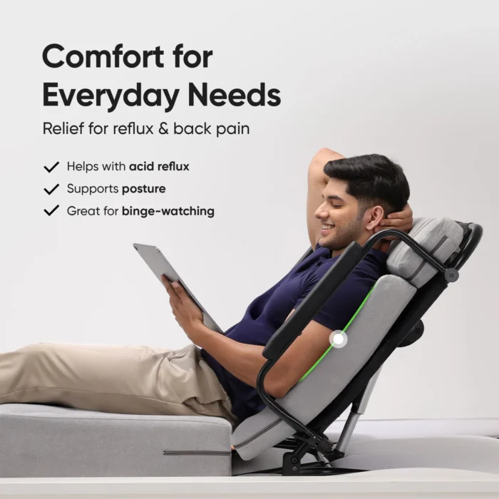 Frido adjustable recliner mattress for comfortable sitting and resting at home