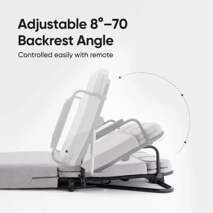 Frido Smart Recliner Mattress adjustable 8 to 70 degree backrest