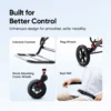 Frido wheelchair foldable footrest mag wheels shock absorbing castors and seat belt
